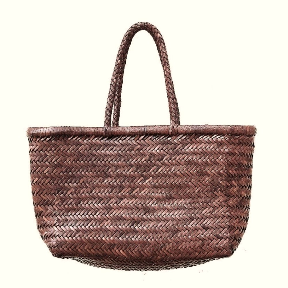 Dorse In Pelle Brown Bag